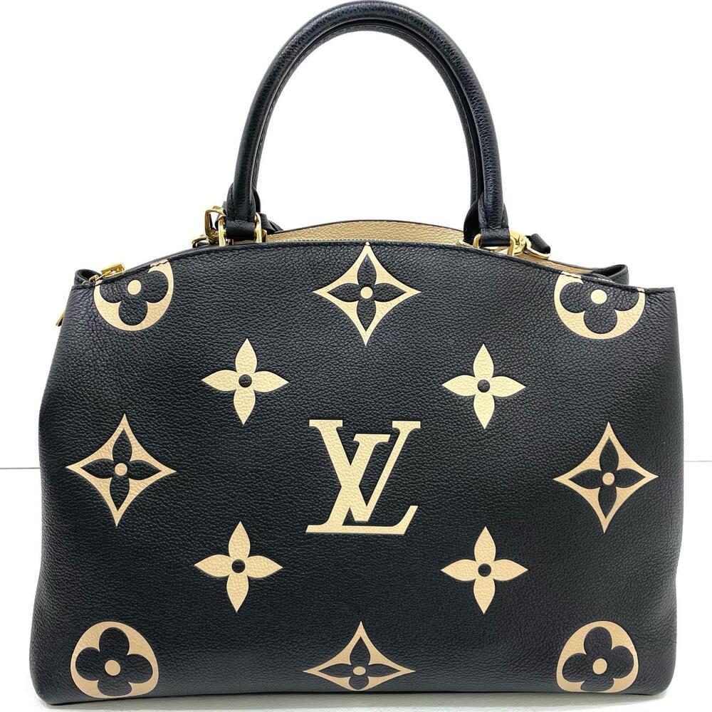 Louis Vuitton Handbag Bicolor Empreinte Black Shoulder Palais Bag Grand